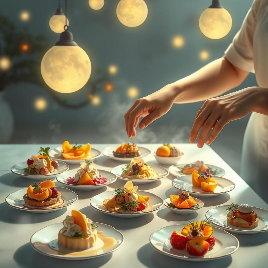 Dream : Preparing appetizers in a dream