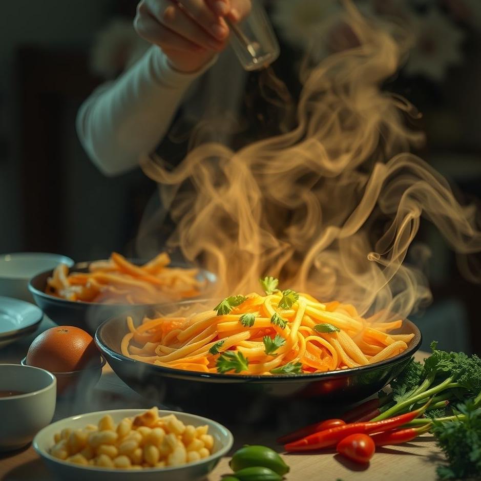 Dream : Preparing food in a dream