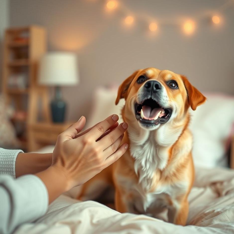 Dream : Preventing a dog from biting in a dream