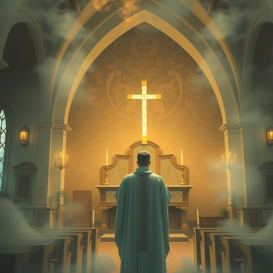 Dream : Priest in a church in a dream