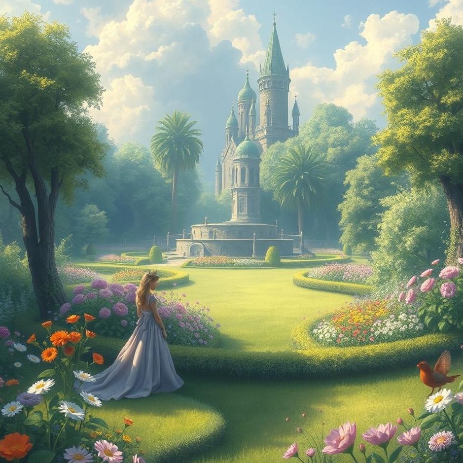 Dream : Princess the garden in the dream