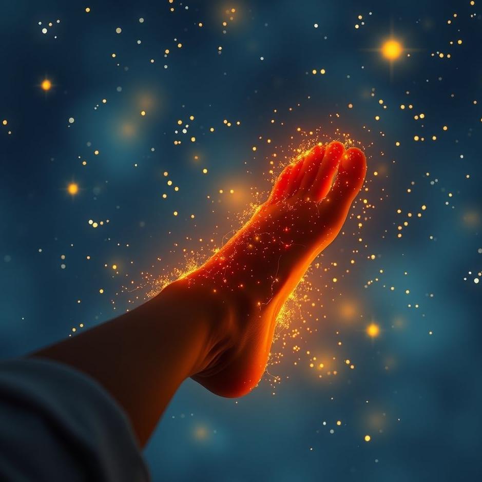 Dream : Prolong foot in the dream