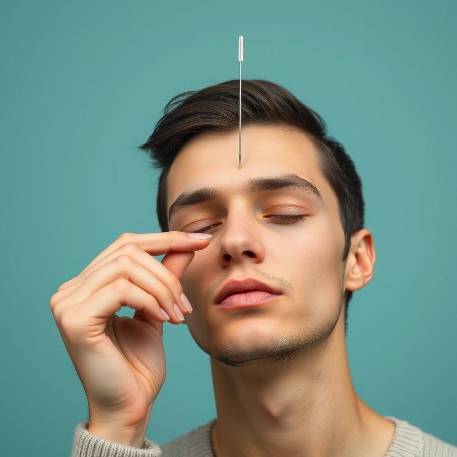 Dream : Pulling a needle out of your head