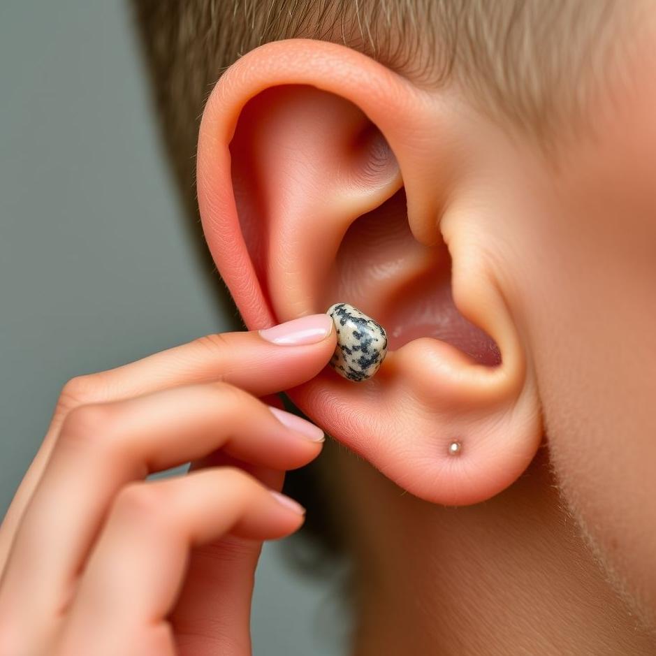 Dream : Pulling a stone out of your ear