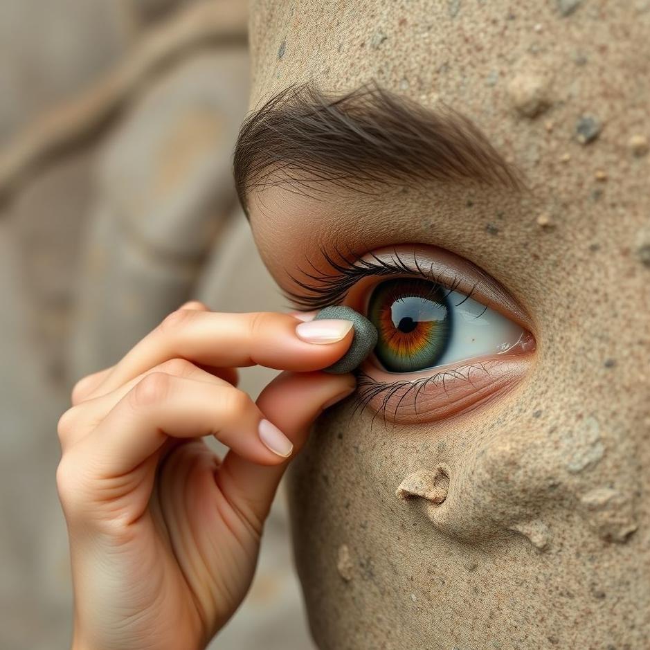 Dream : Pulling a stone out of your eye