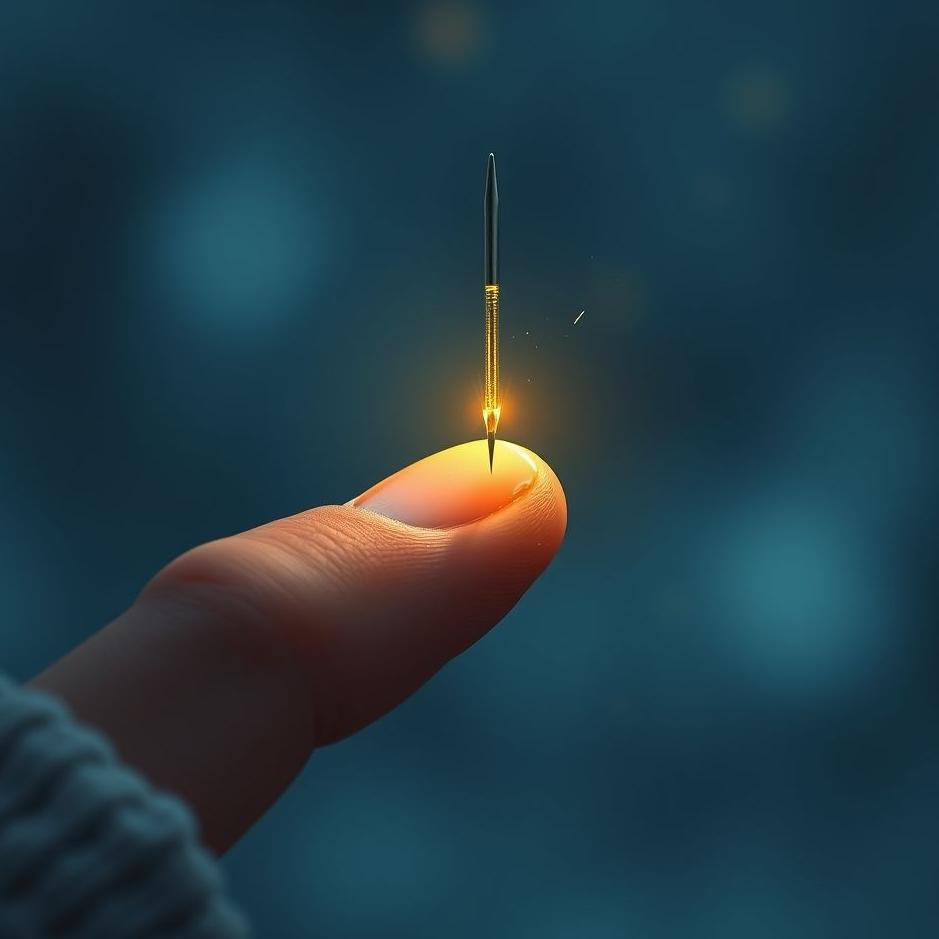 Dream : Pulling out a needle stuck in your finger in a dream