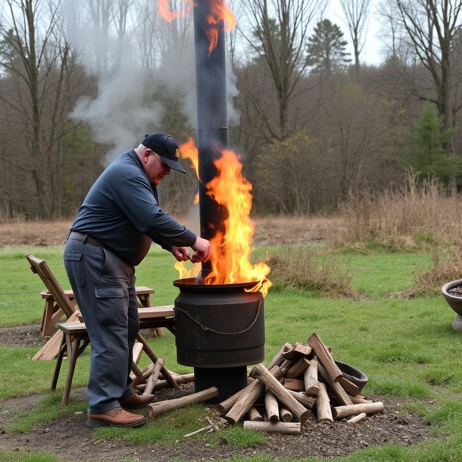 Dream : Pulling out a stovepipe