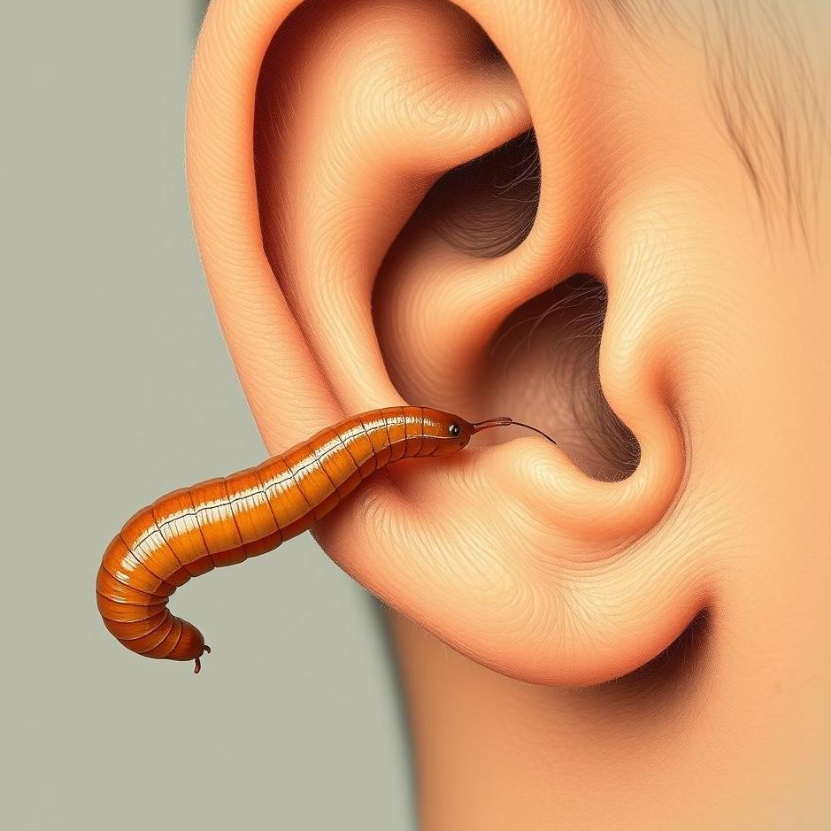 Dream : Pulling worms out of the ear