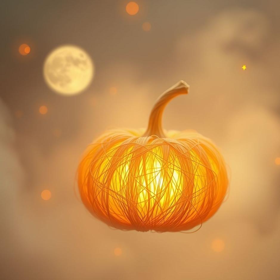 Dream : Pumpkin fiber in a dream
