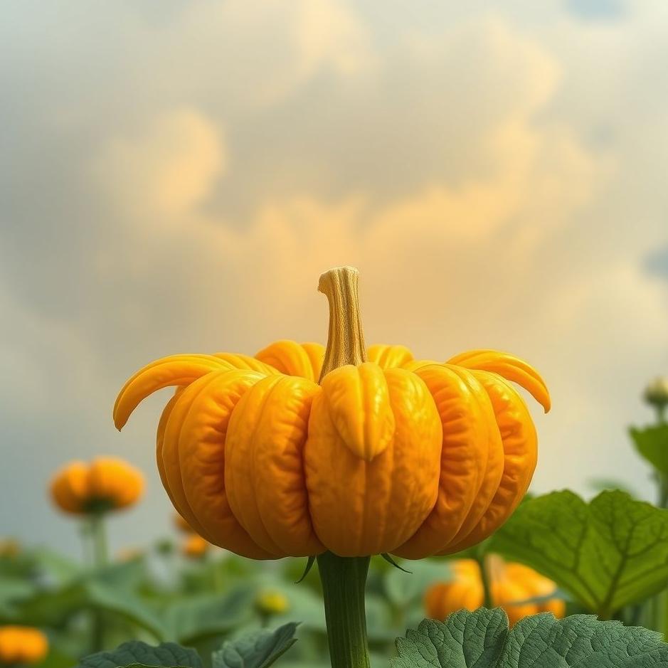 Dream : Pumpkin flower in a dream
