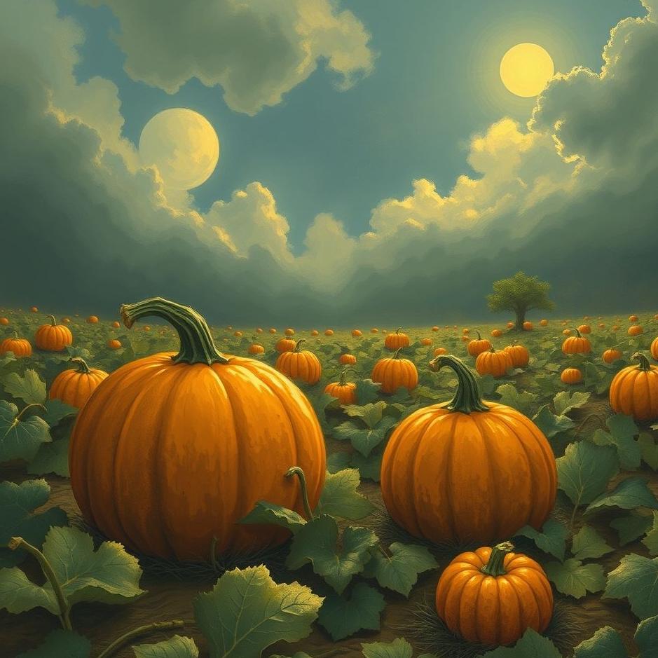 Dream : Pumpkin picking in a dream