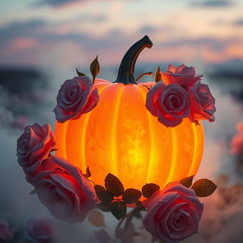 Dream : Pumpkin rose in a dream