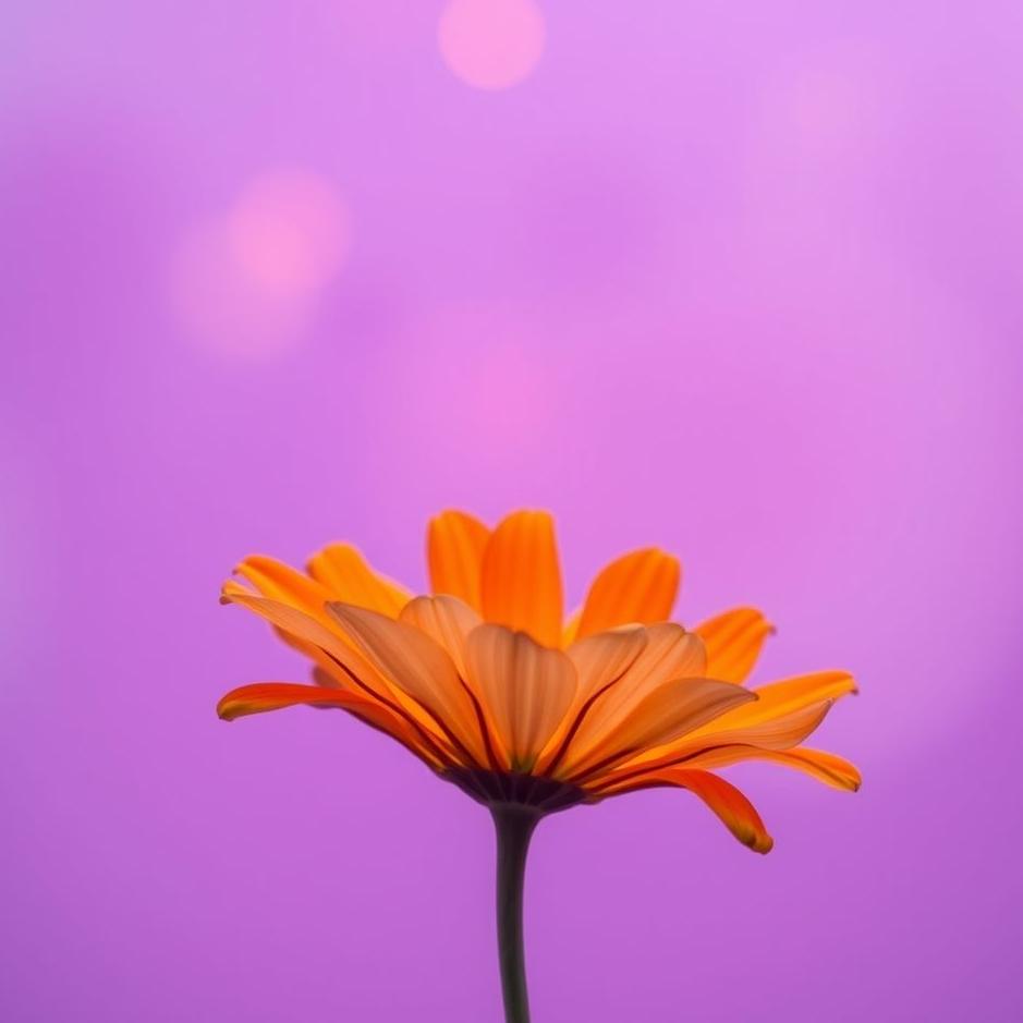 Dream : Purple and orange in a dream