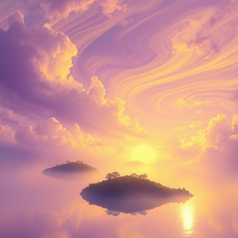 Dream : Purple and yellow in a dream