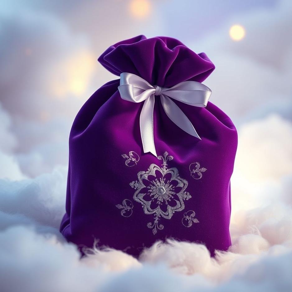 Dream : Purple bag as a gift in a dream