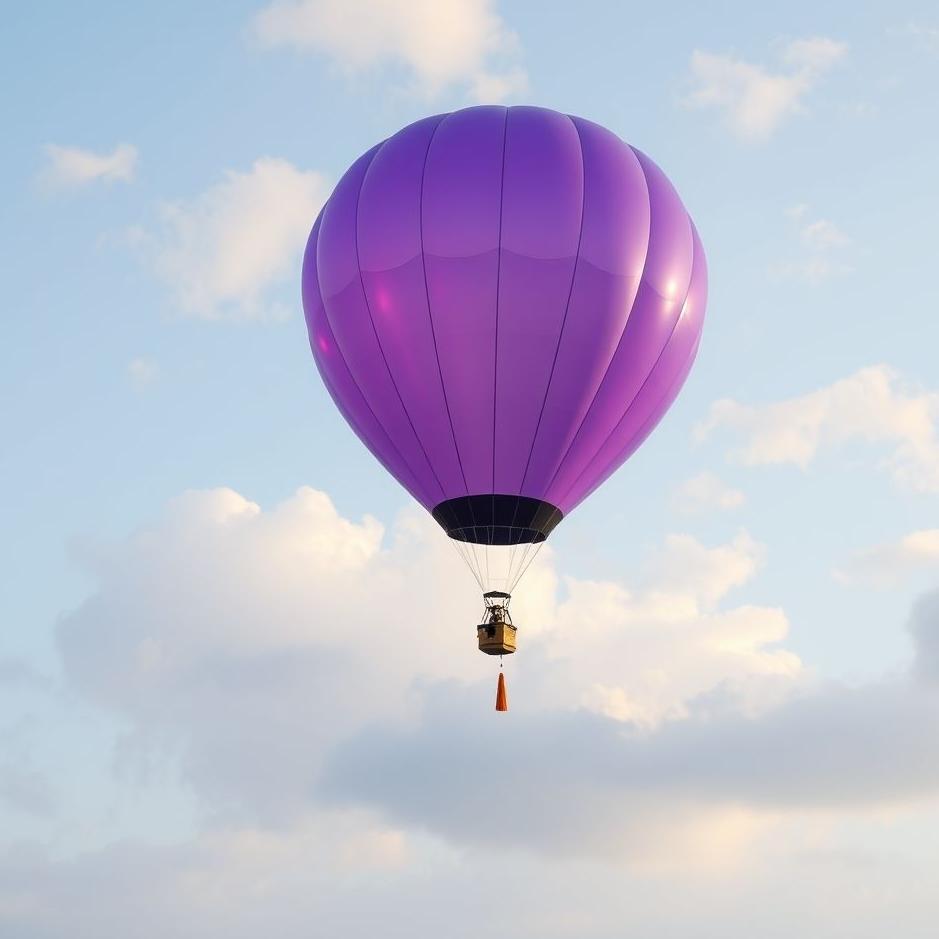 Dream : Purple balloon in a dream