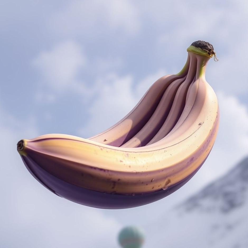 Dream : Purple banana in a dream
