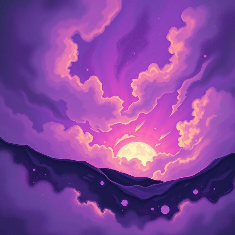 Dream : Purple blood in a dream