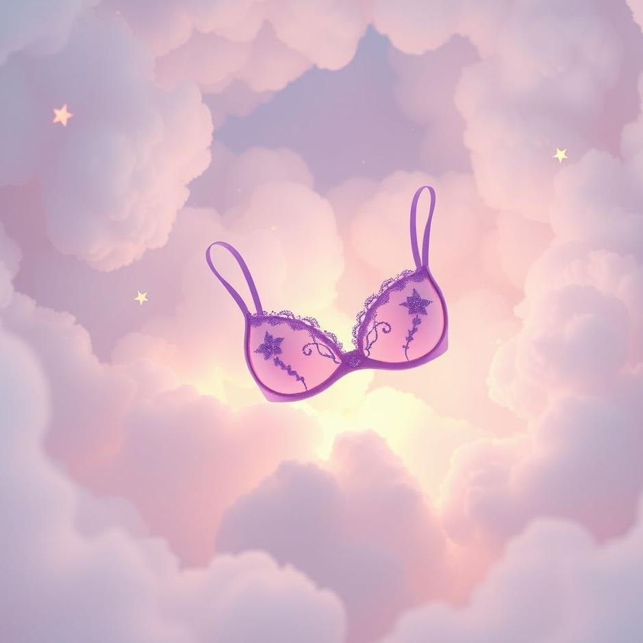 Dream : Purple bra strap in a dream