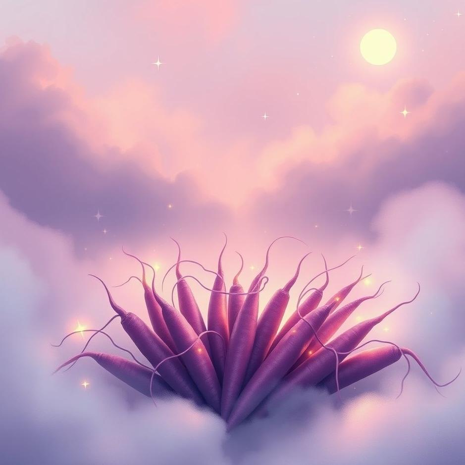 Dream : Purple carrots in a dream