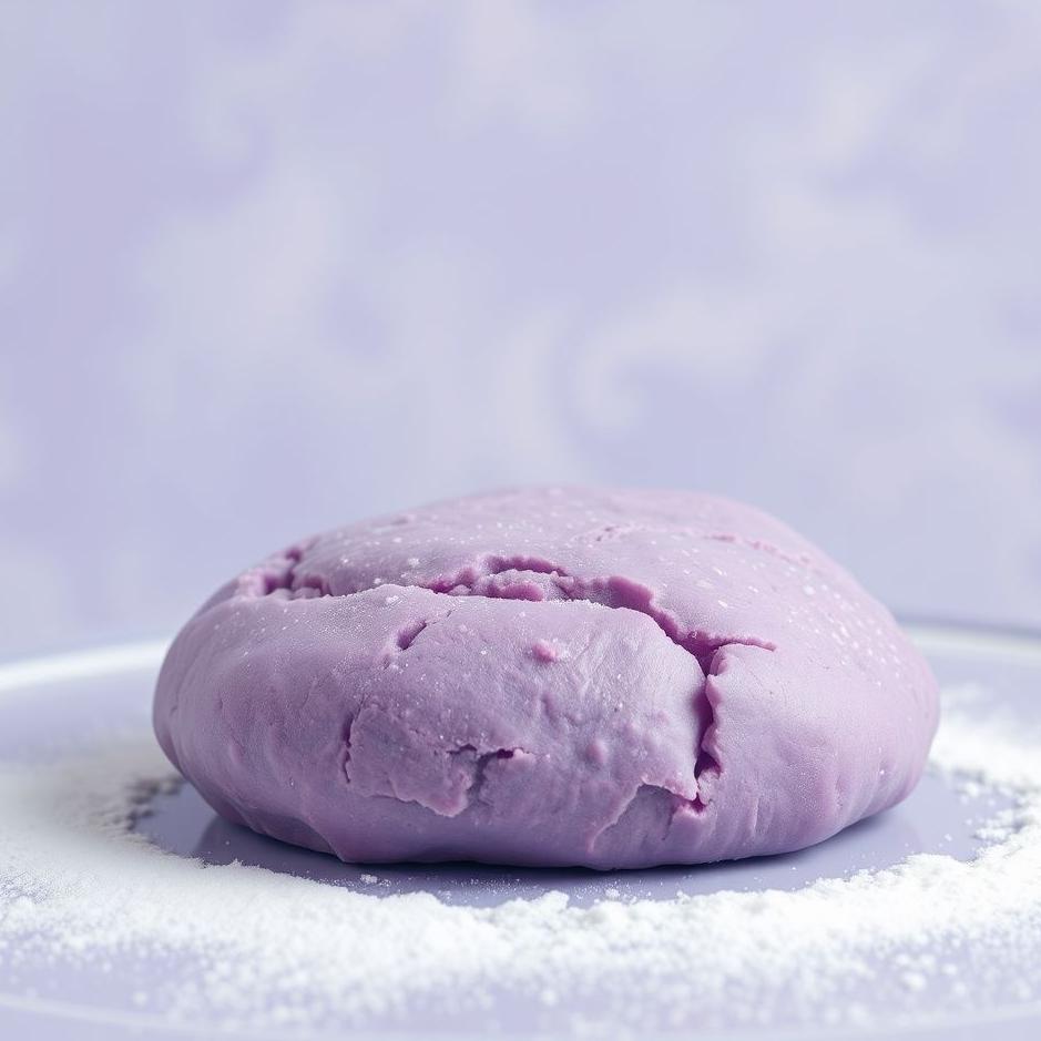 Dream : Purple dough in a dream