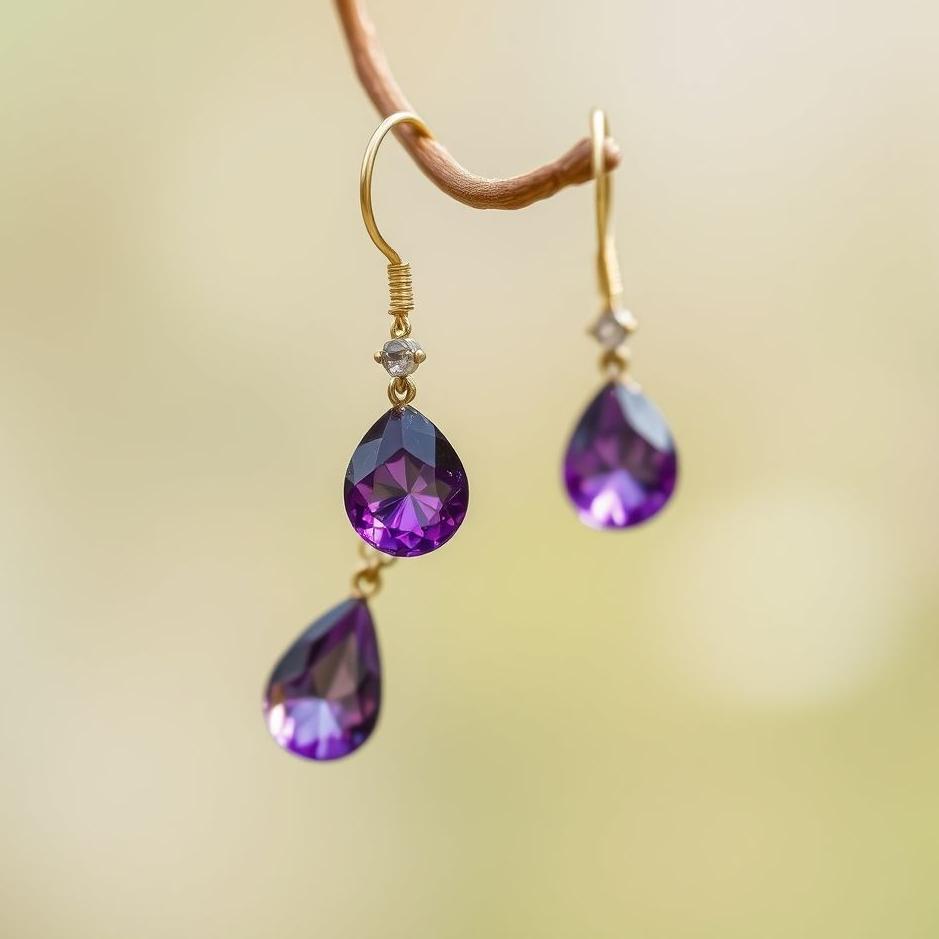 Dream : Purple earring in a dream