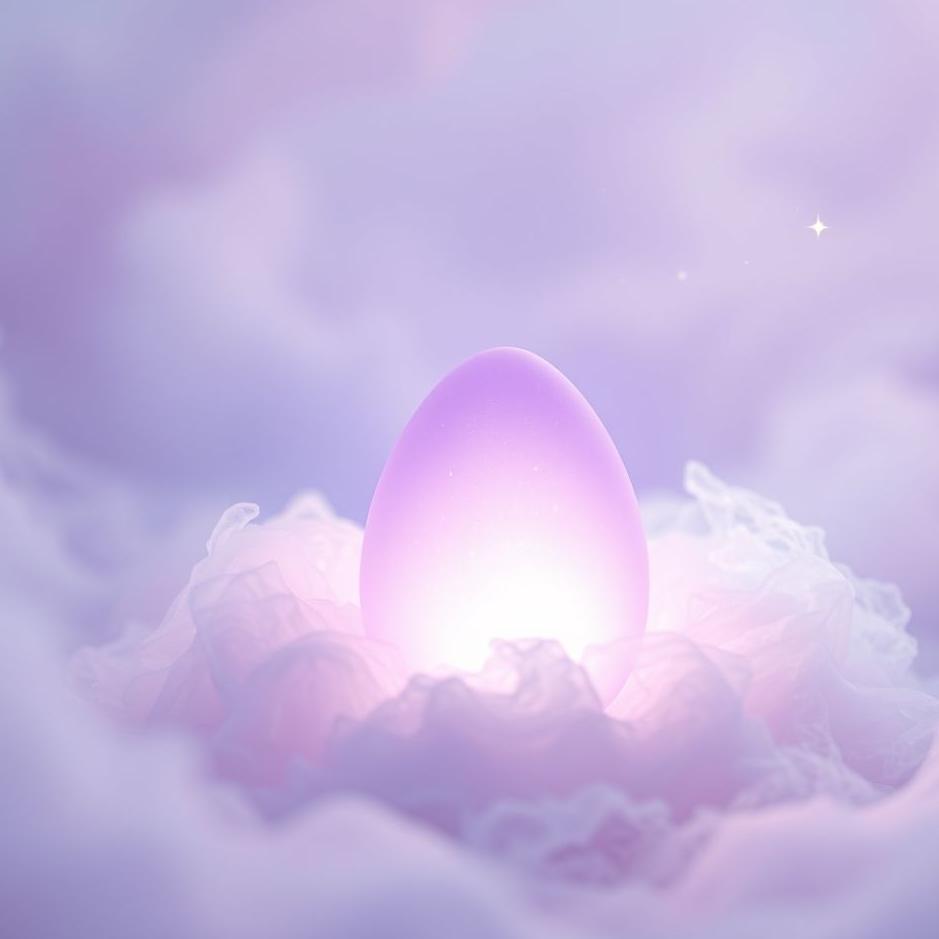 Dream : Purple egg in a dream
