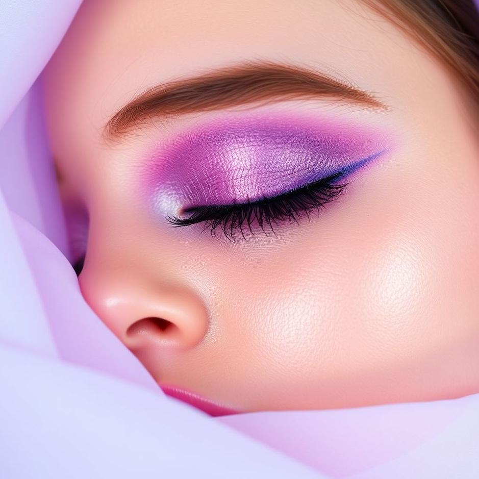 Dream : Purple eyeshadow in a dream