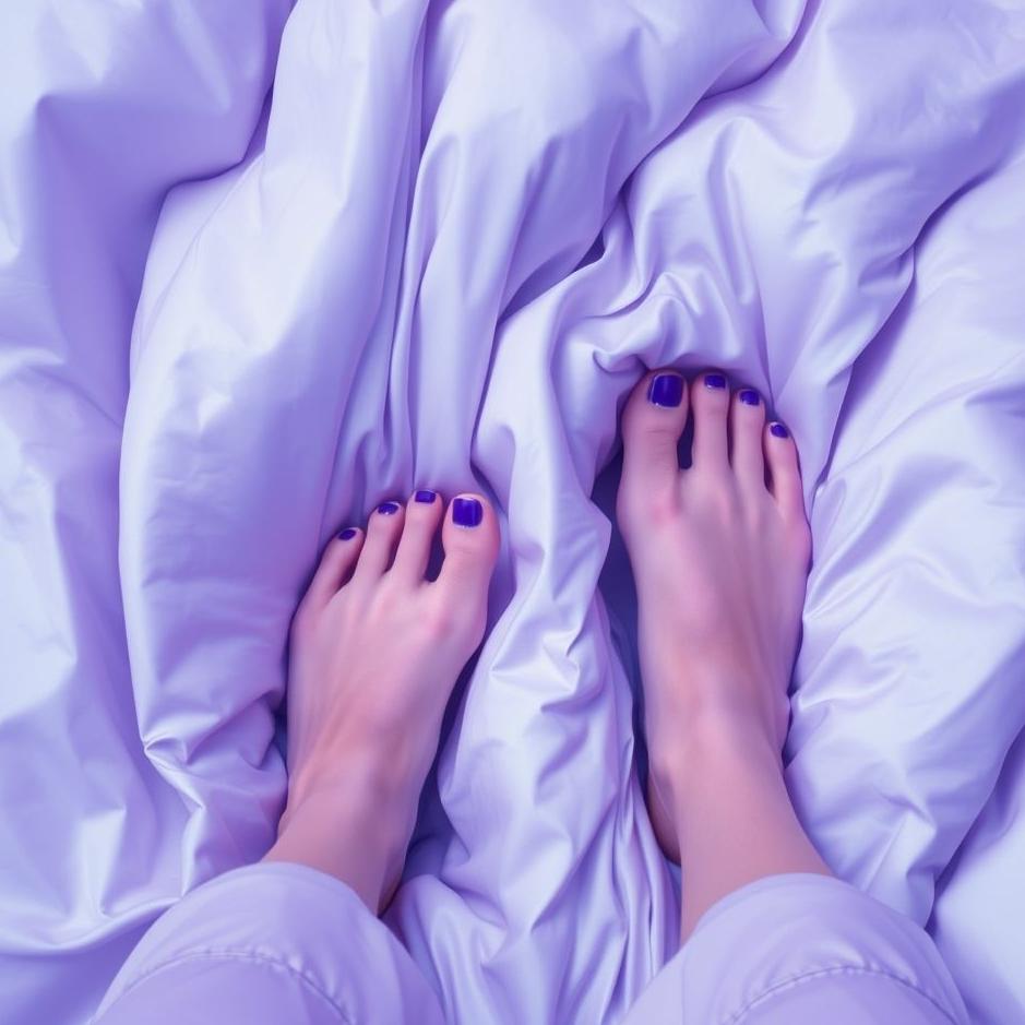 Dream : Purple feet in a dream