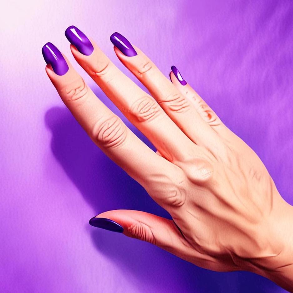 Dream : Purple fingers in a dream
