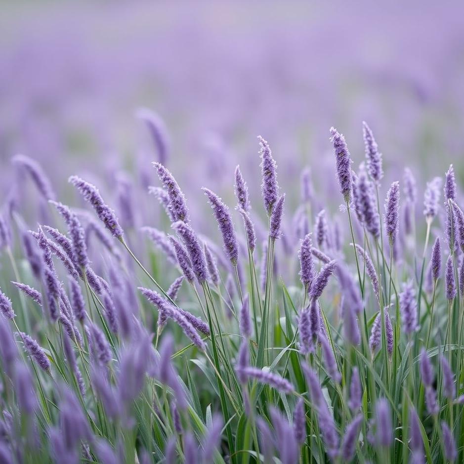 Dream : Purple grass in a dream