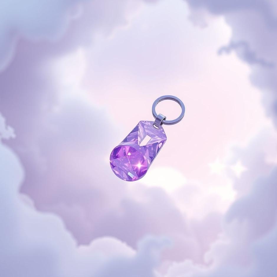 Dream : Purple keychain in a dream