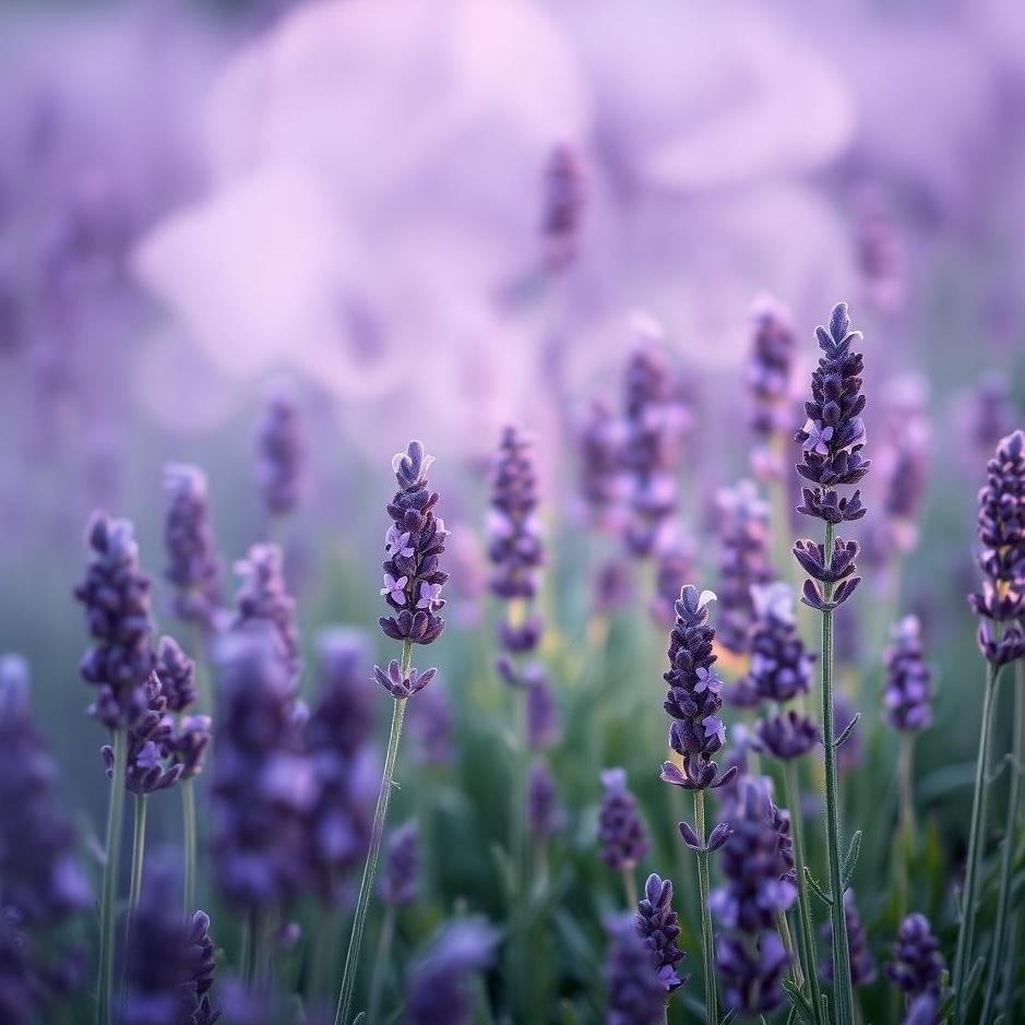 Dream : Purple lavender garden in a dream