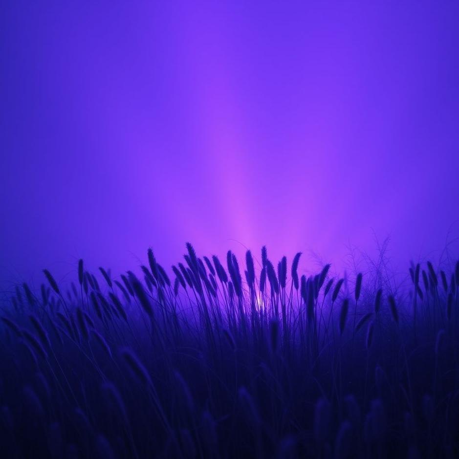 Dream : Purple light in a dream