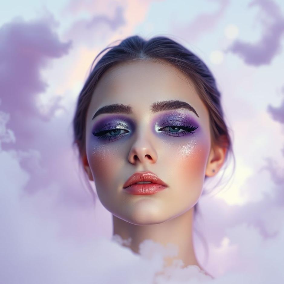 Dream : Purple makeup in a dream