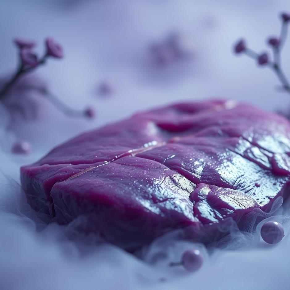 Dream : Purple meat in a dream