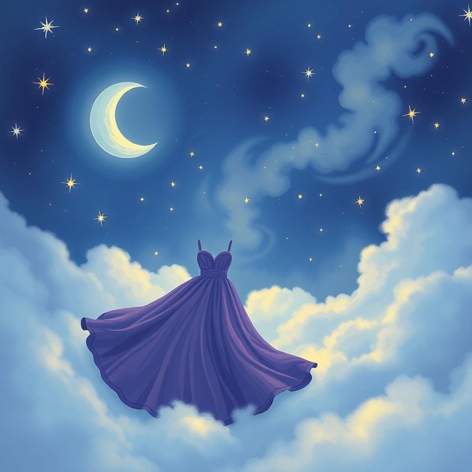 Dream : Purple nightgown in a dream