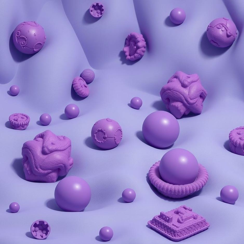 Dream : Purple objects in a dream