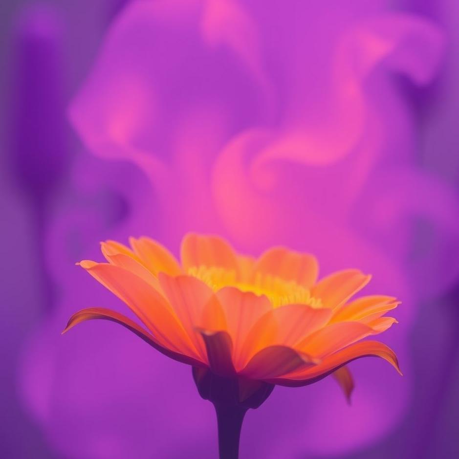Dream : Purple orange in a dream