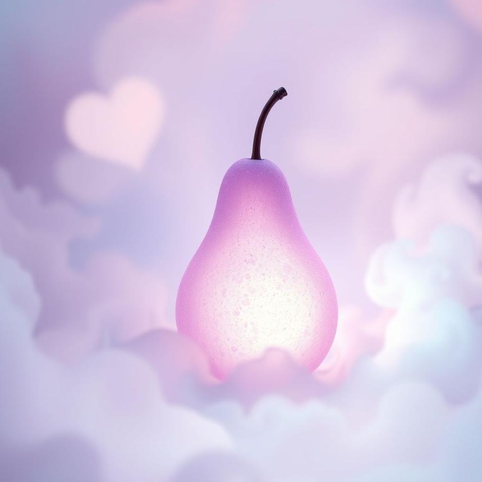 Dream : Purple pear in a dream