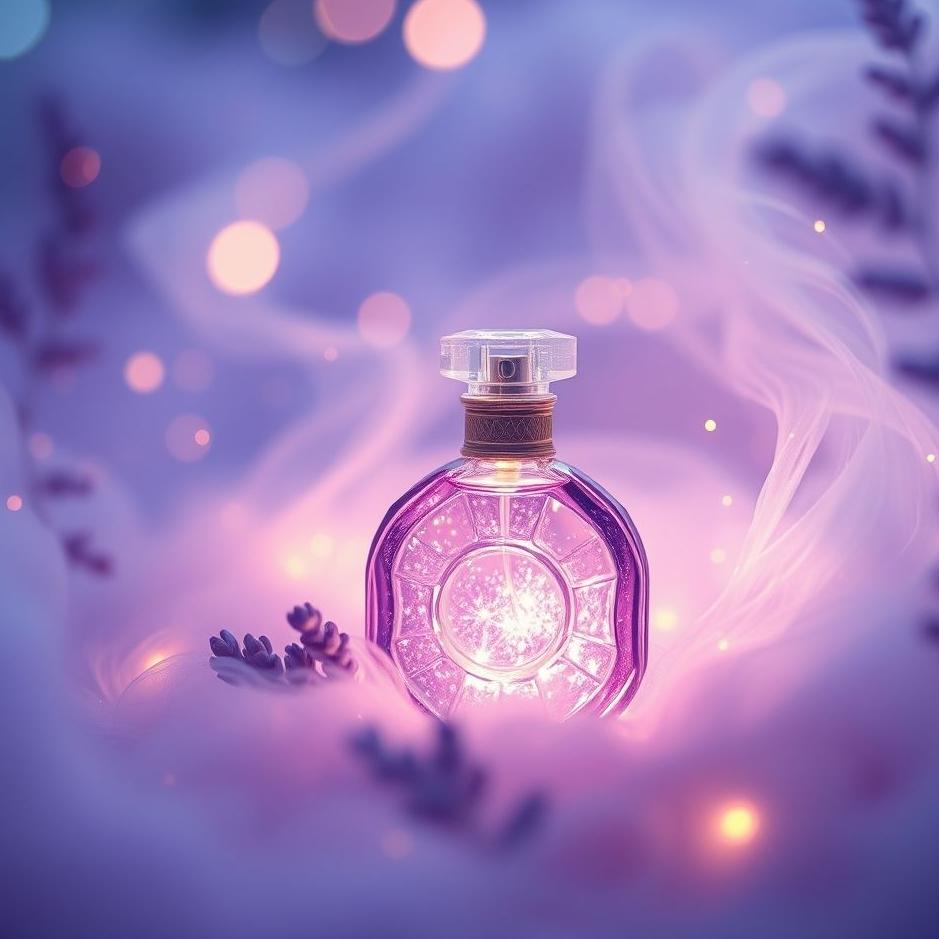 Dream : Purple perfume in a dream