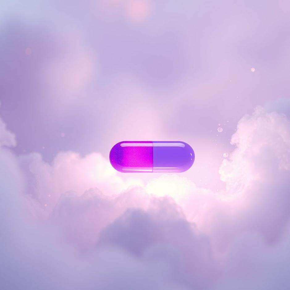 Dream : Purple pill in a dream