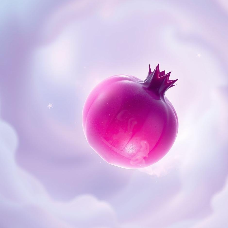 Dream : Purple pomegranate in a dream