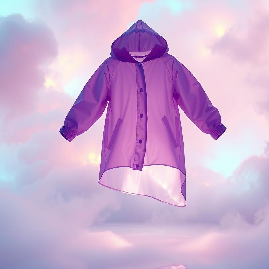 Dream : Purple raincoat in a dream