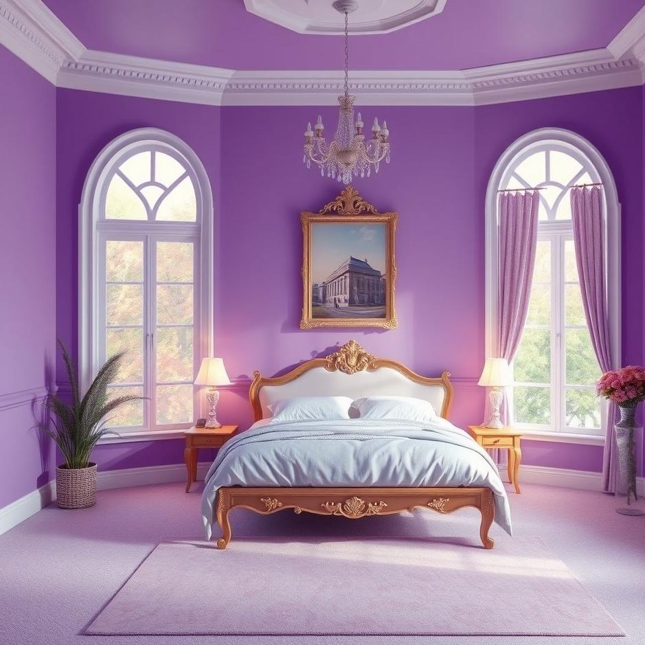 Dream : Purple room in a dream