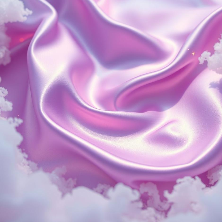 Dream : Purple satin in a dream