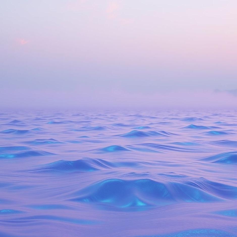 Dream : Purple sea in a dream