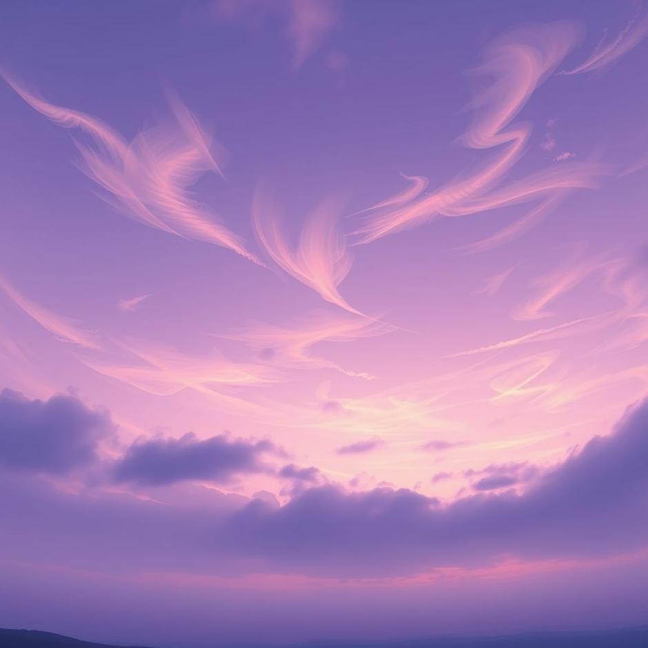 Dream : Purple sky in a dream