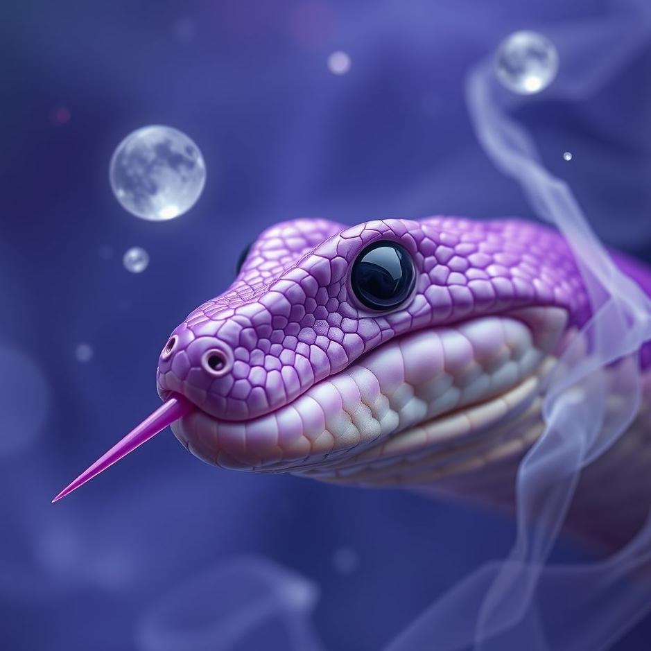 Dream : Purple snake bite in a dream