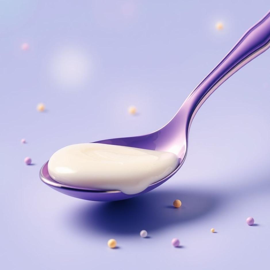 Dream : Purple spoon in a dream